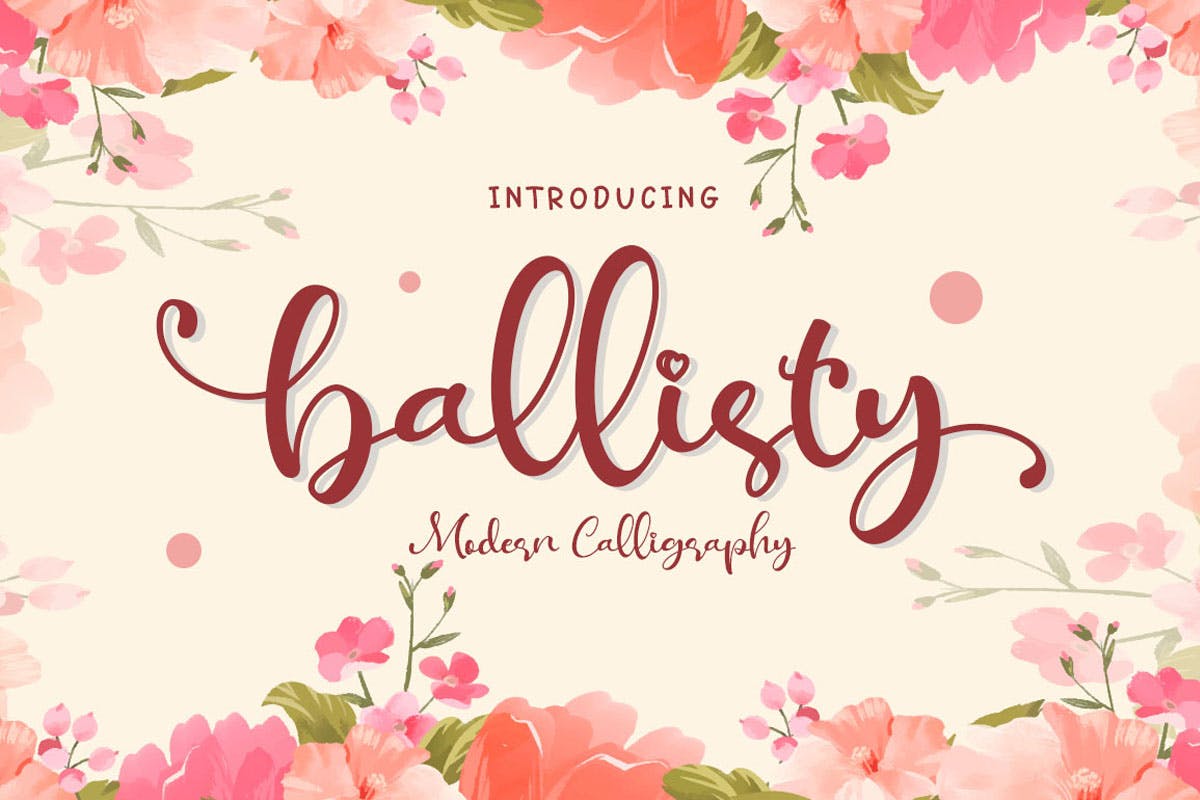 Free Ballisty Script Font