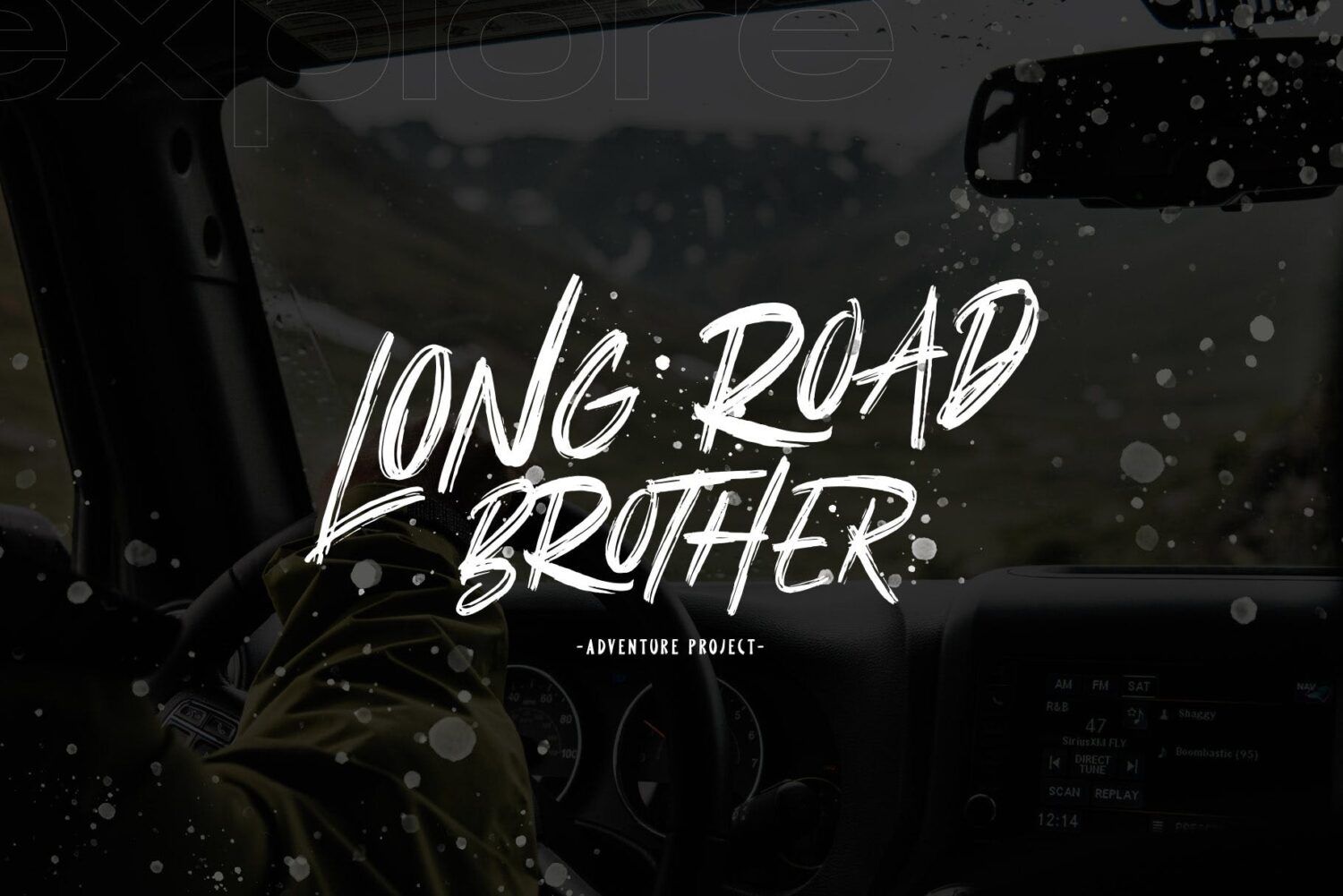 Free Better Rolling Brush Font