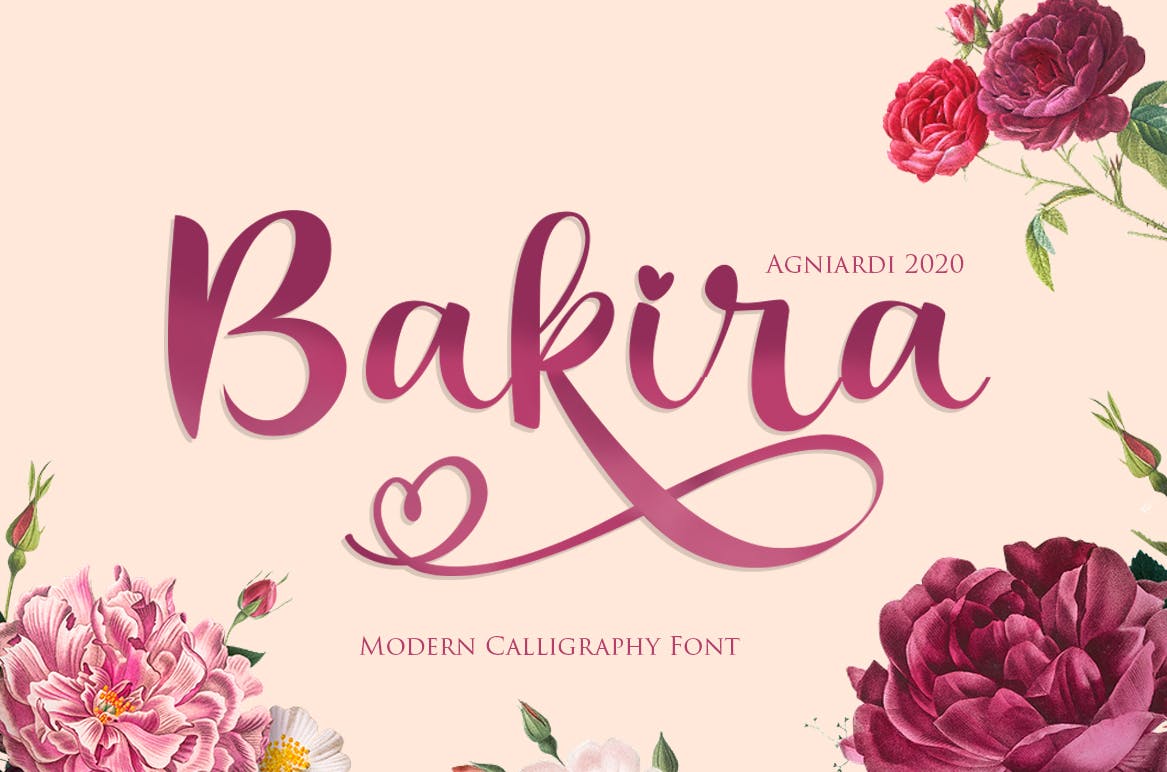 Free Demo Bakira Script Font