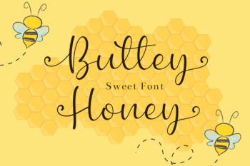 Free Demo Buttey Honey Handlettering Font