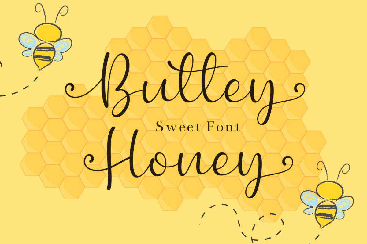 Free Demo Buttey Honey Handlettering Font