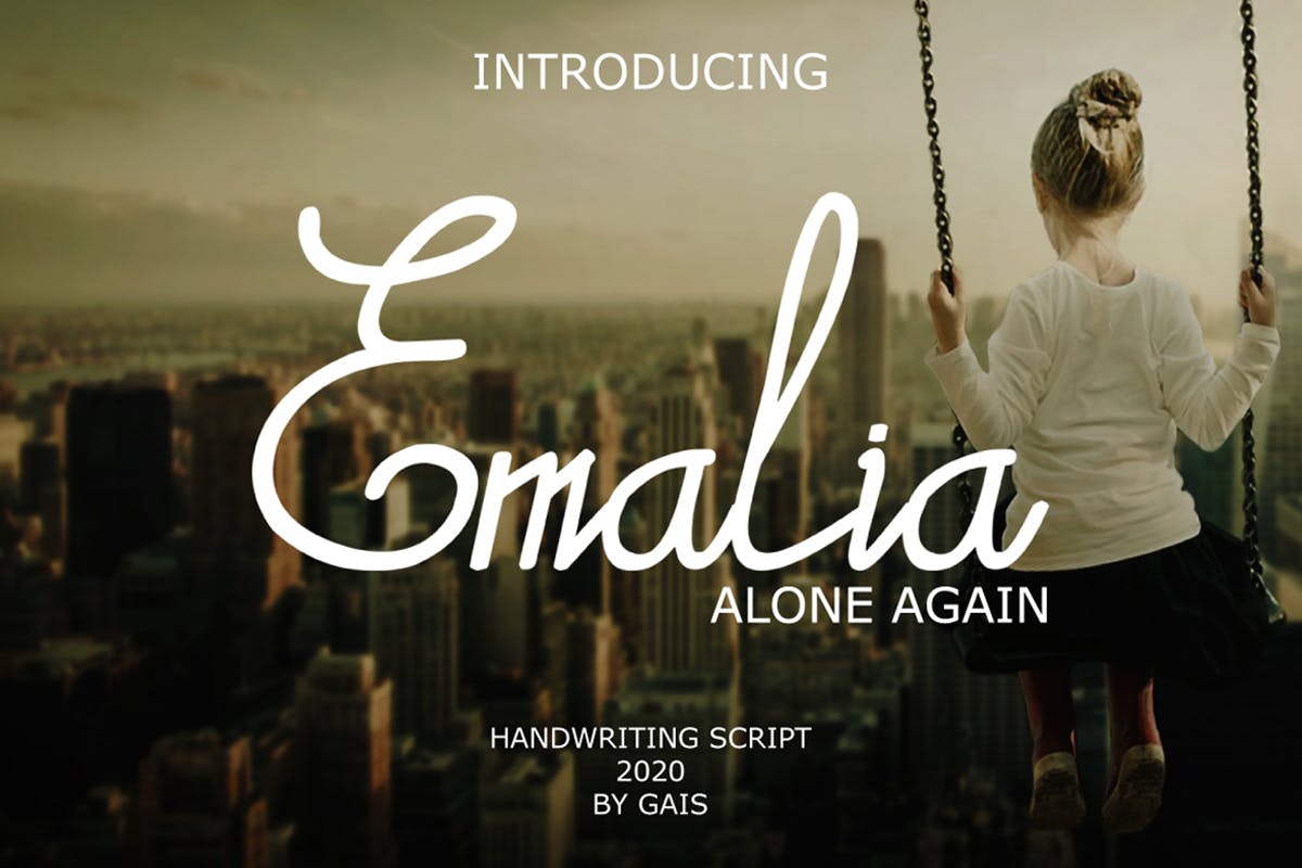 Free Demo Emalia Handwriting Script Font