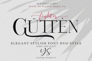 Free Demo Gutten Fighter Font Duo