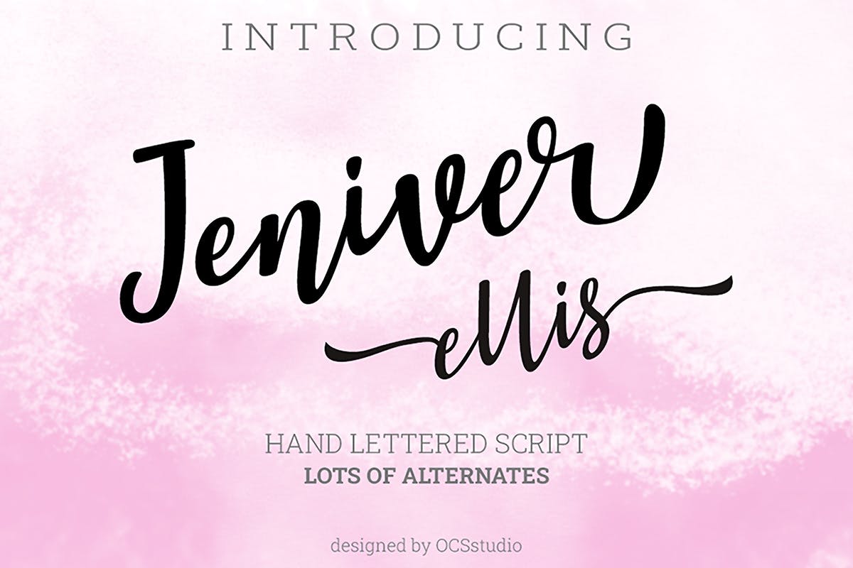 Free Demo Jeniver Ellis Font