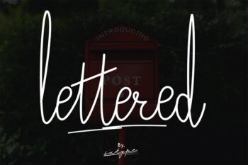 Free Demo Lettered Signature Font