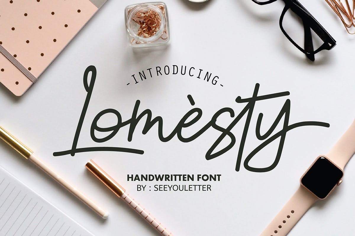 Free Demo Lomesty Script Font