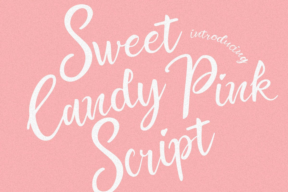 Free Demo Sweet Candy Pink Script Font