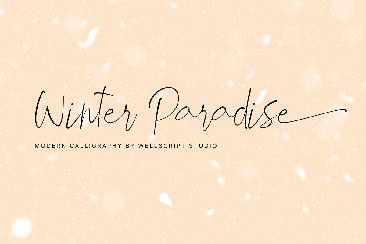 Free Demo Winter Paradise Script Font