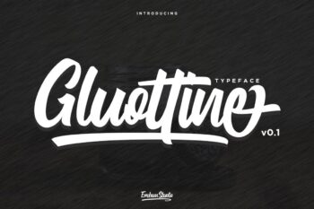 Free Gluottine Modern Calligraphy Font