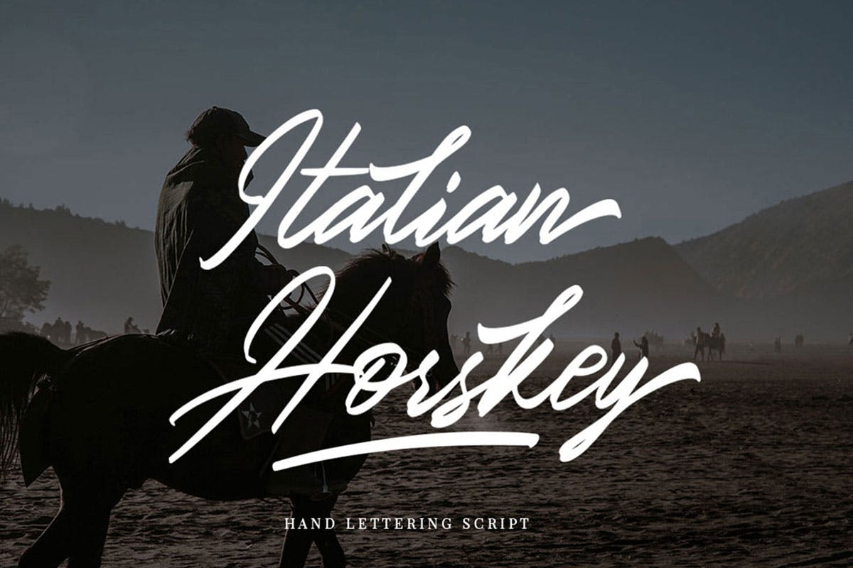 Free Italian Horskey Script Font