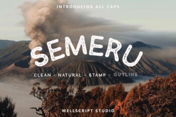 Free Semeru Handwritten Font