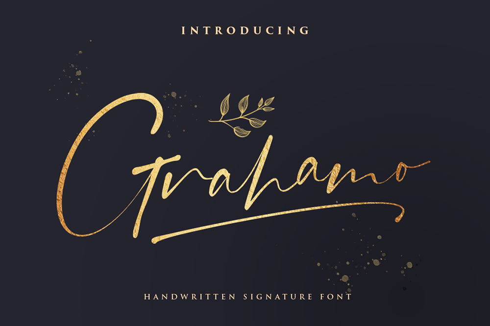 Grahamo – Luxury Script Font