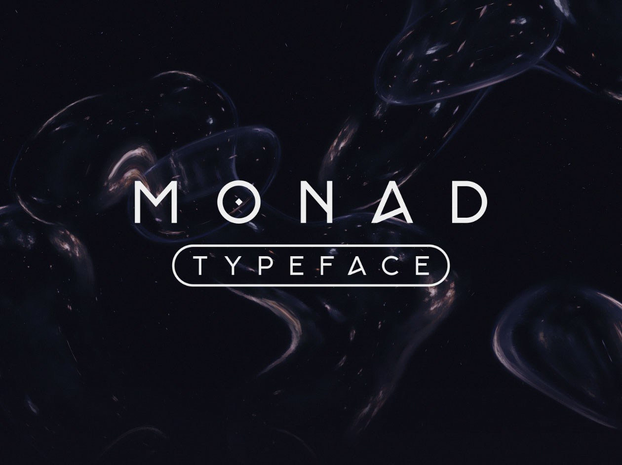 Monad Display Free Typeface