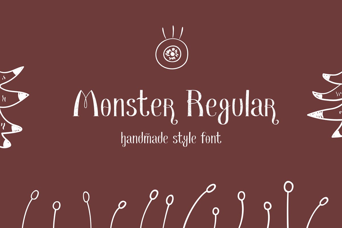 Monster Regular Free Font