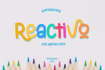 Reactivo Fun Display Font