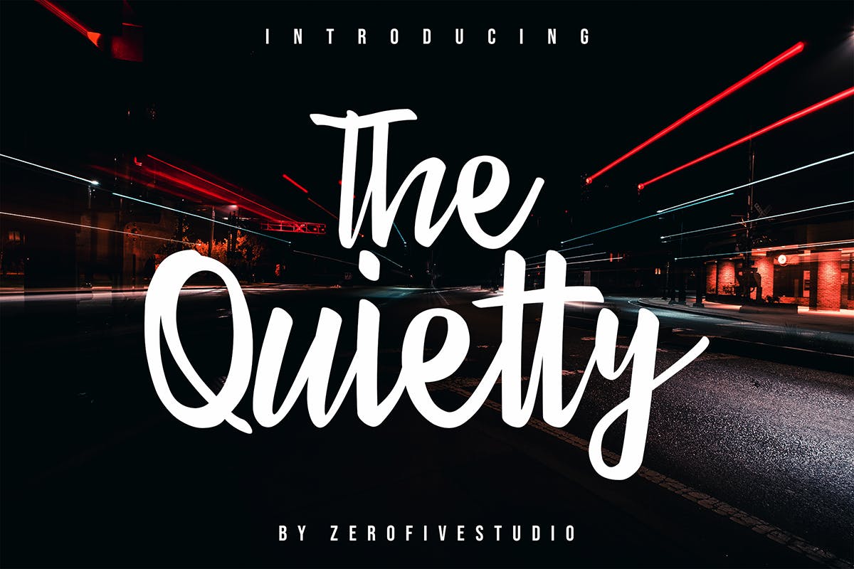 The Quietty Free Script Font