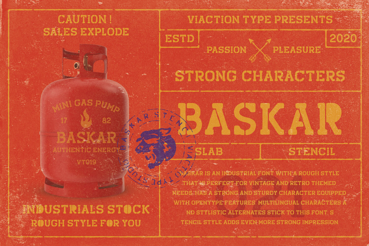 Baskar Free Font