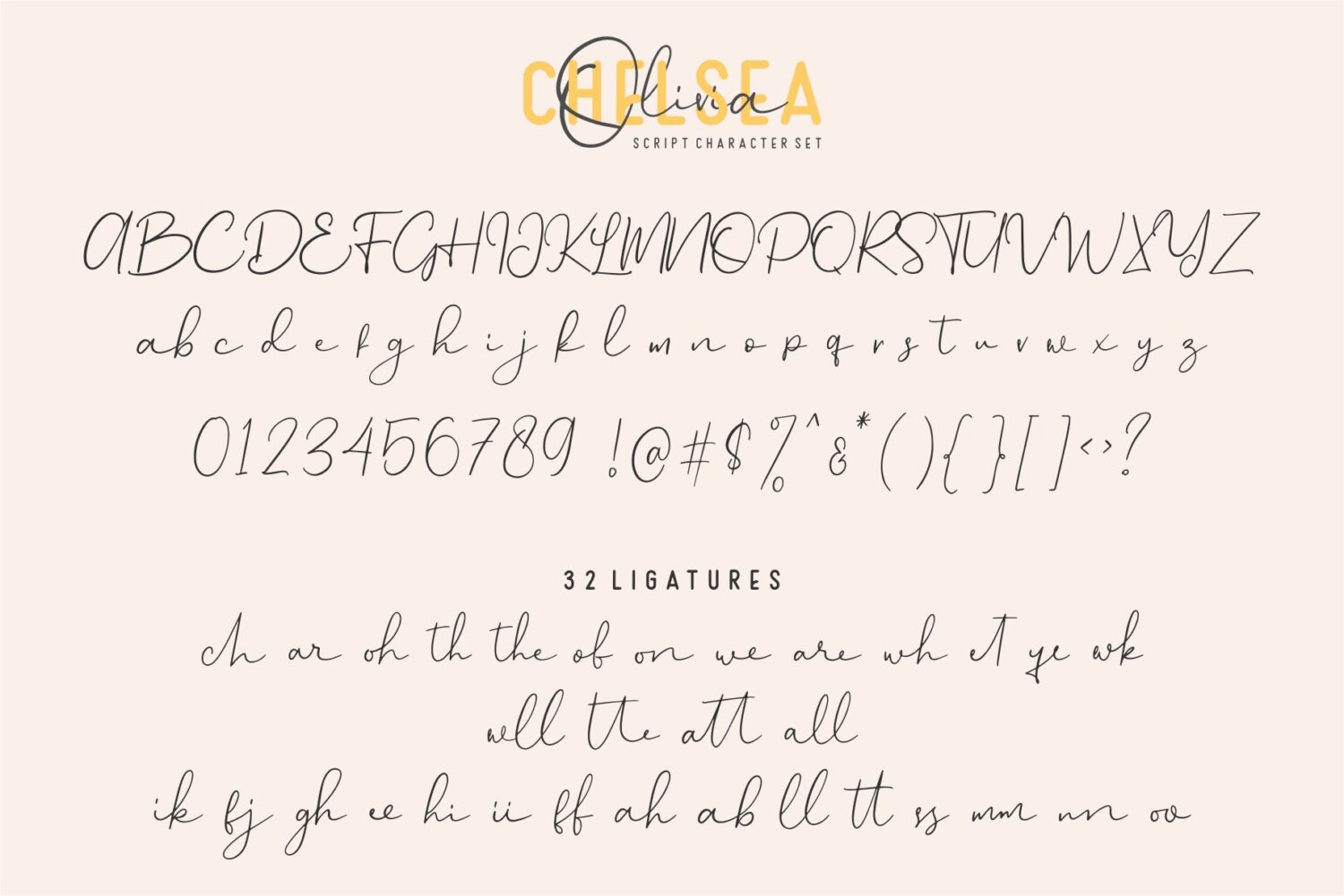 Chelsea Olivia Free Font