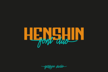 Henshin Font Duo Free Font