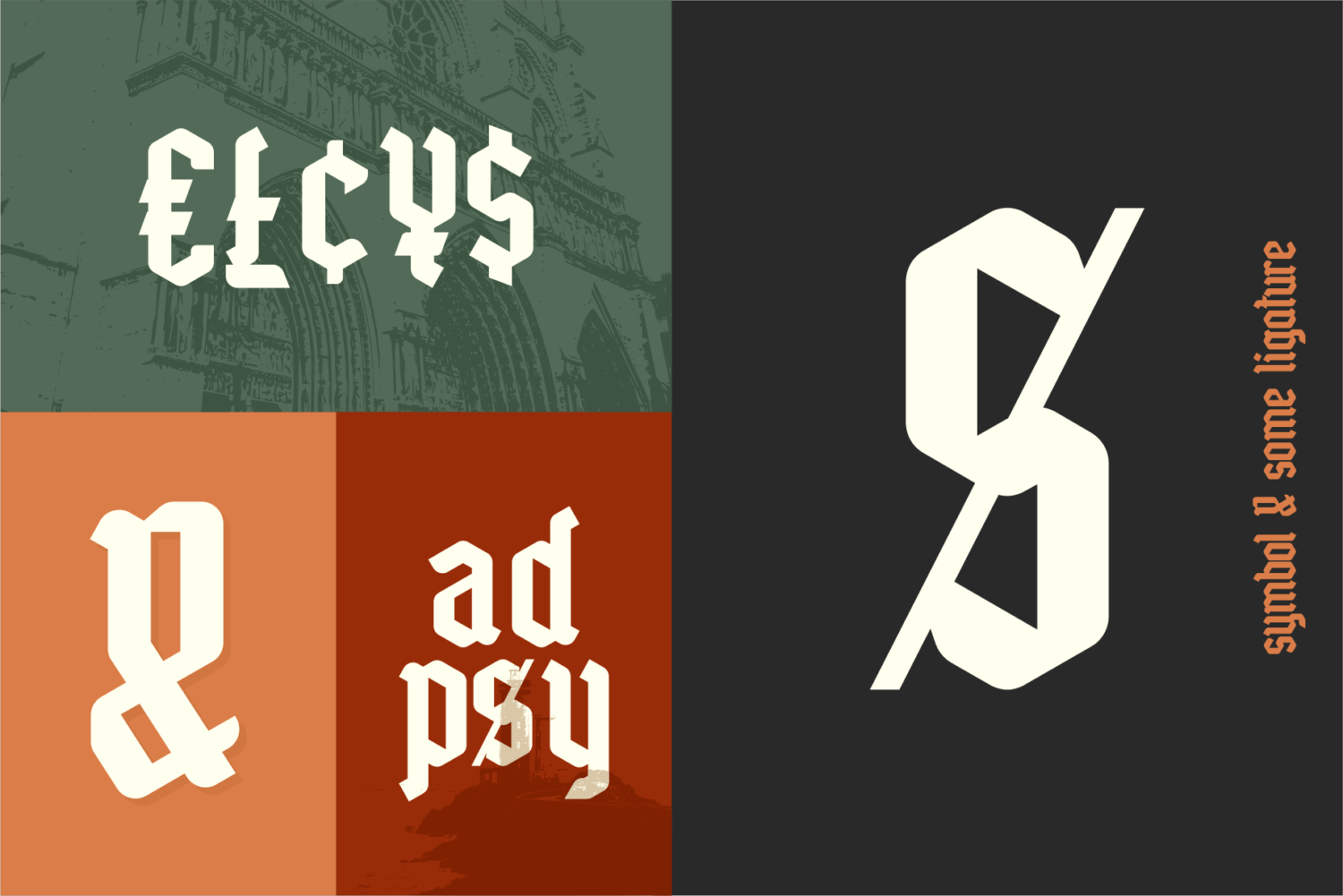 Mordova Blackletter Typeface