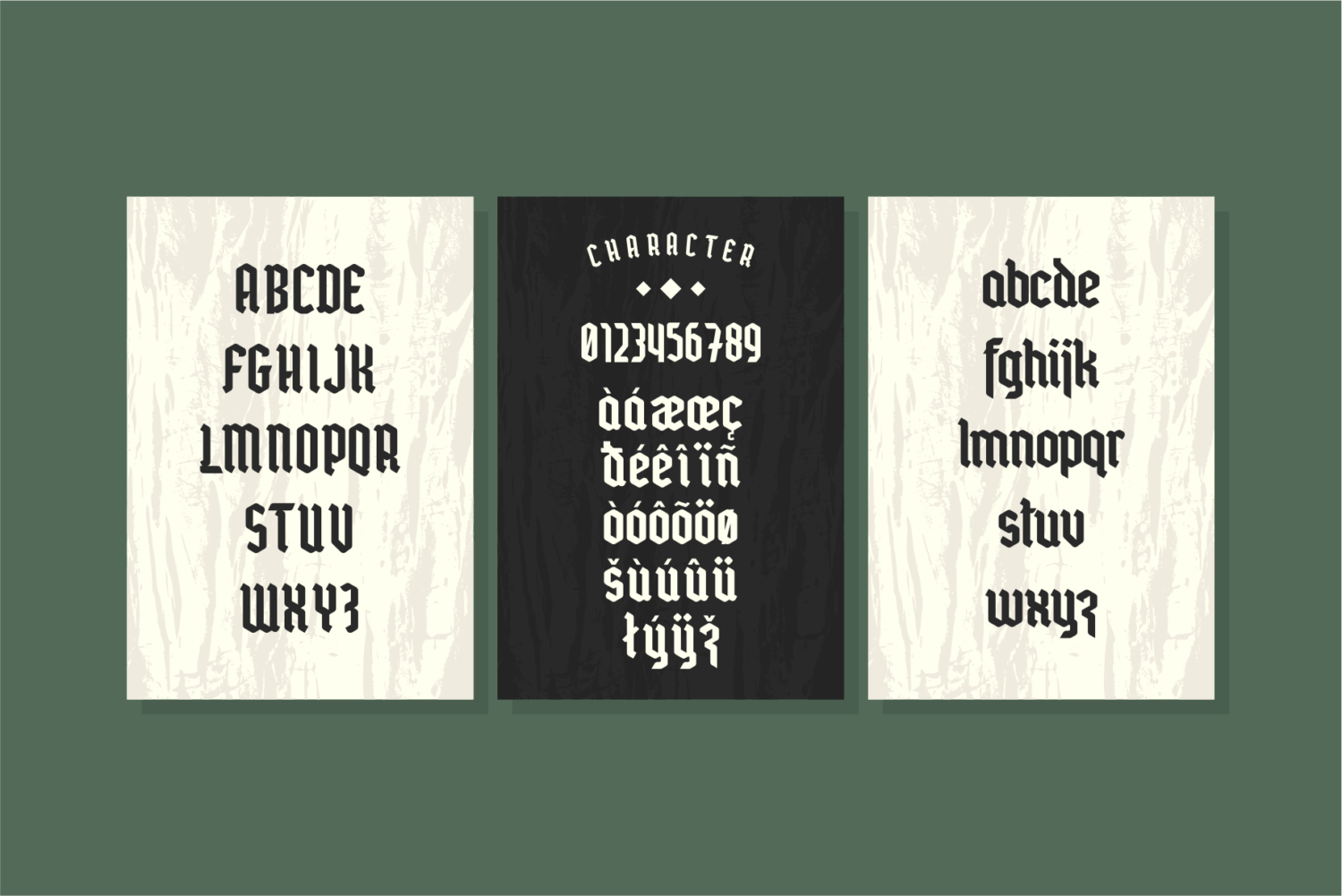 Mordova Blackletter Typeface