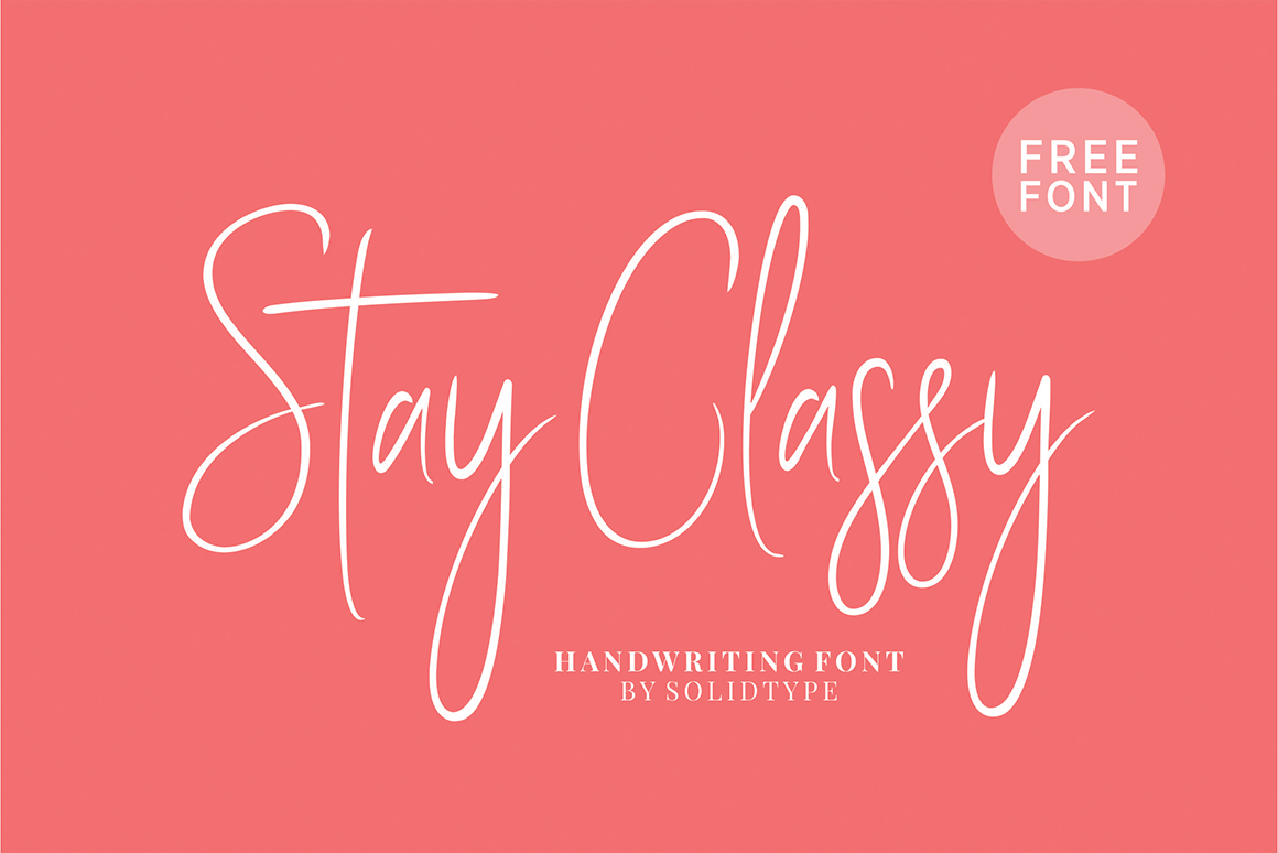 Stay Classy Font Free