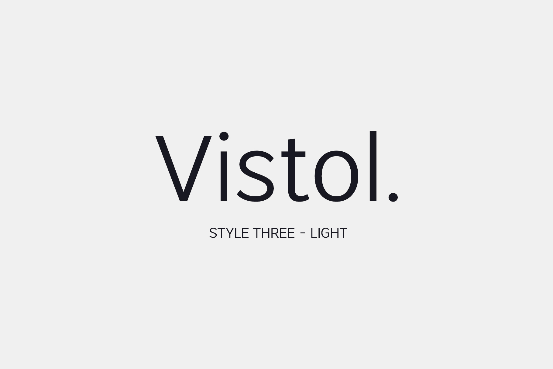 Vistol Sans Light Latin Pro