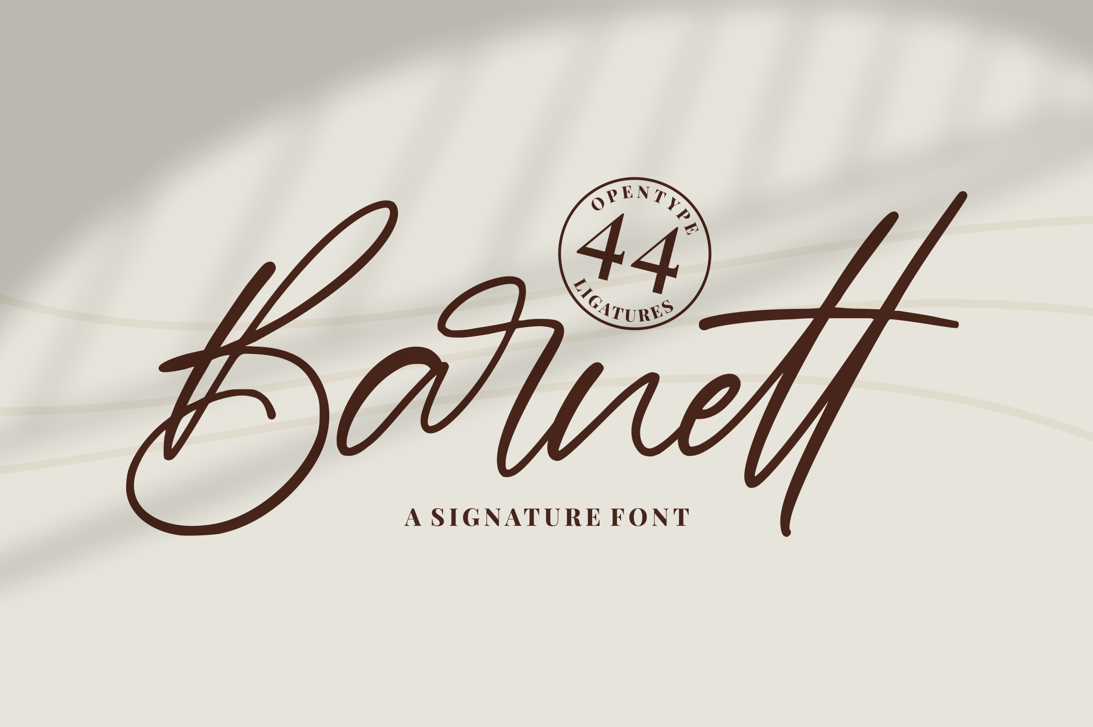 Barnett Free Font