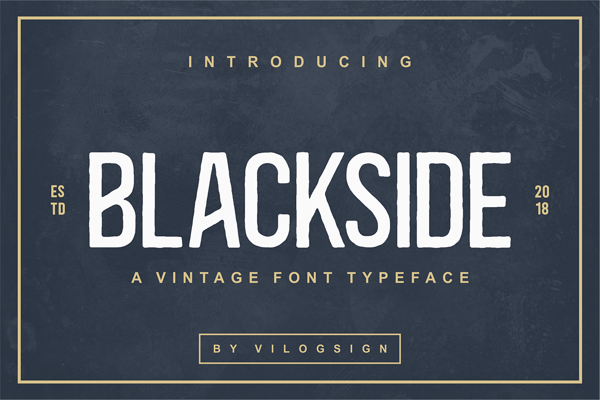 Blackside Free Font