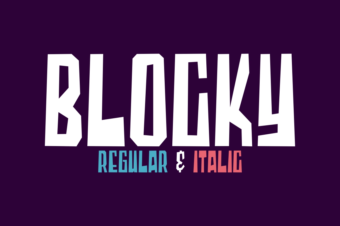 Blocky Free Font