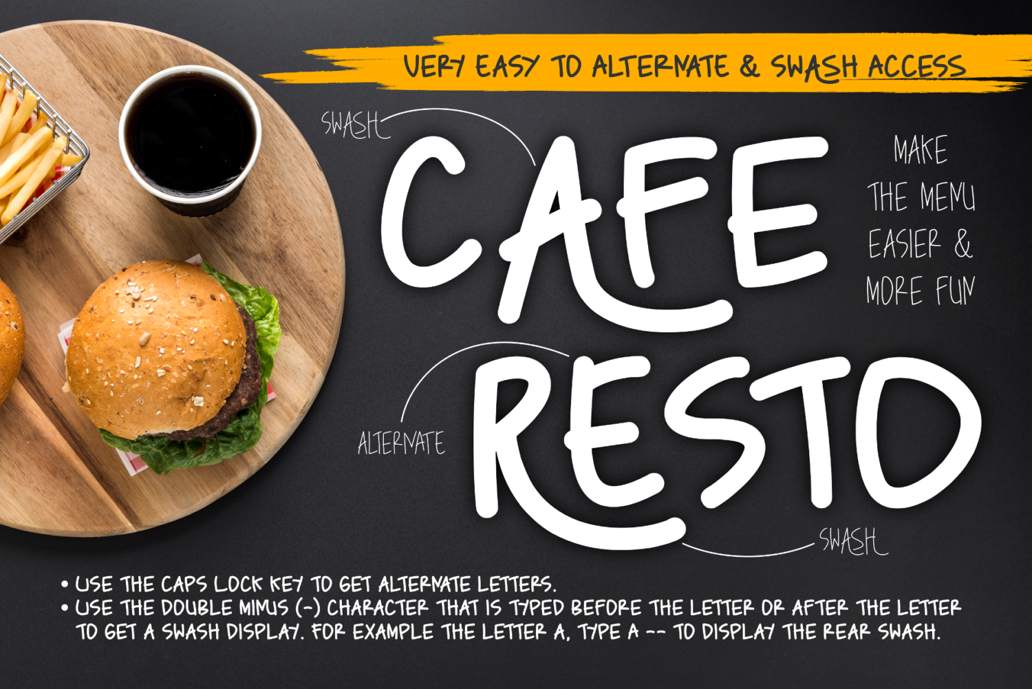 Caferesto Free Font