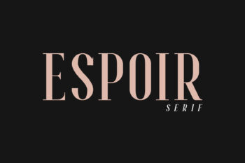 Espoir Serif Free Font