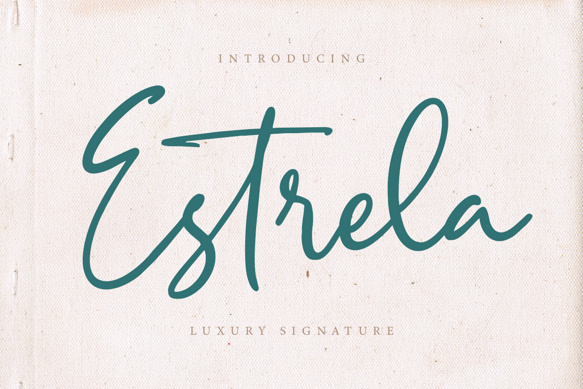 Estrela Luxury Signature Free Font