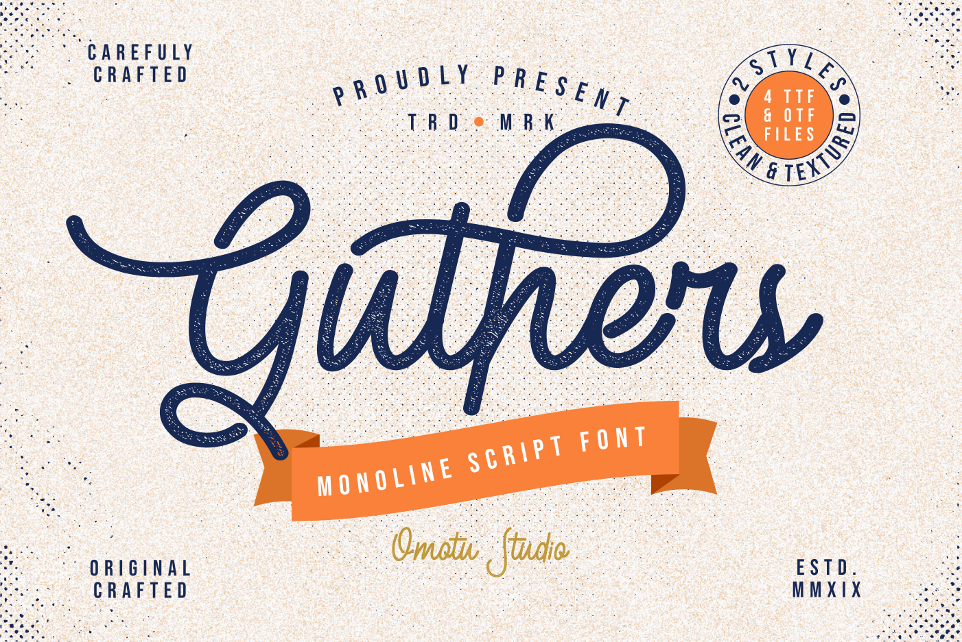 Free Font Guthers