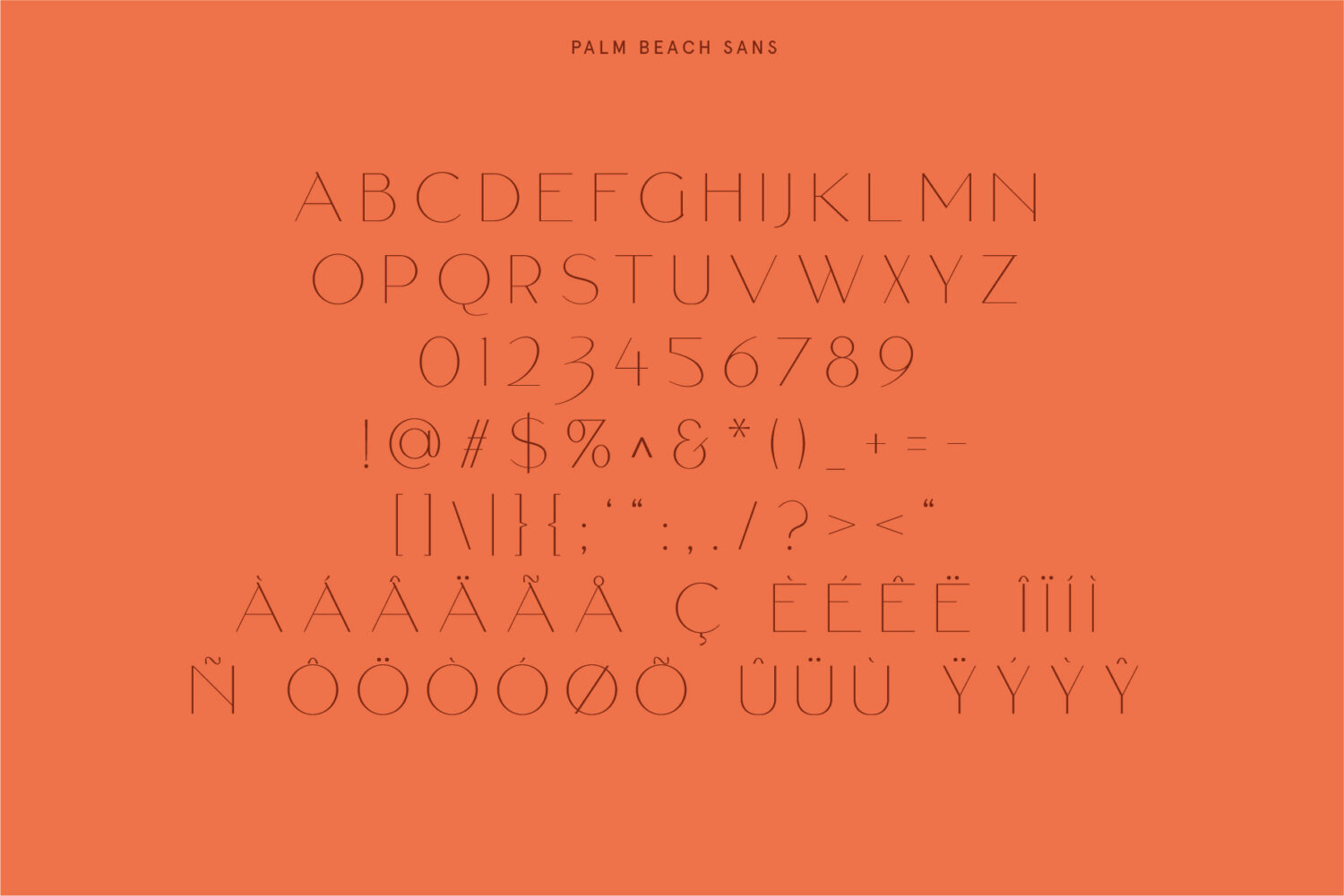 Free Font Palm Beach