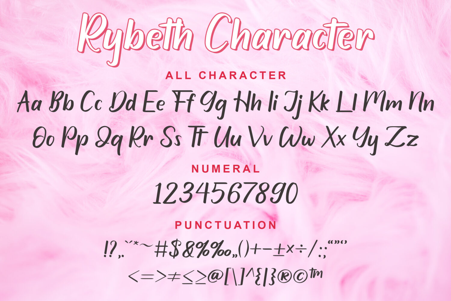 Free Font Rybeth