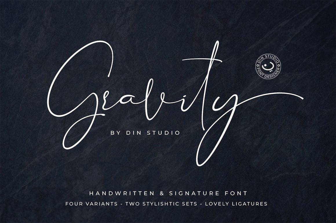 Gravity Handwritten & Signature Free Font