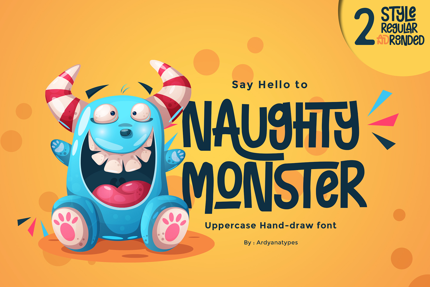 Naughty Monster Free Font