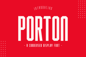 Porton Condensed Free Font