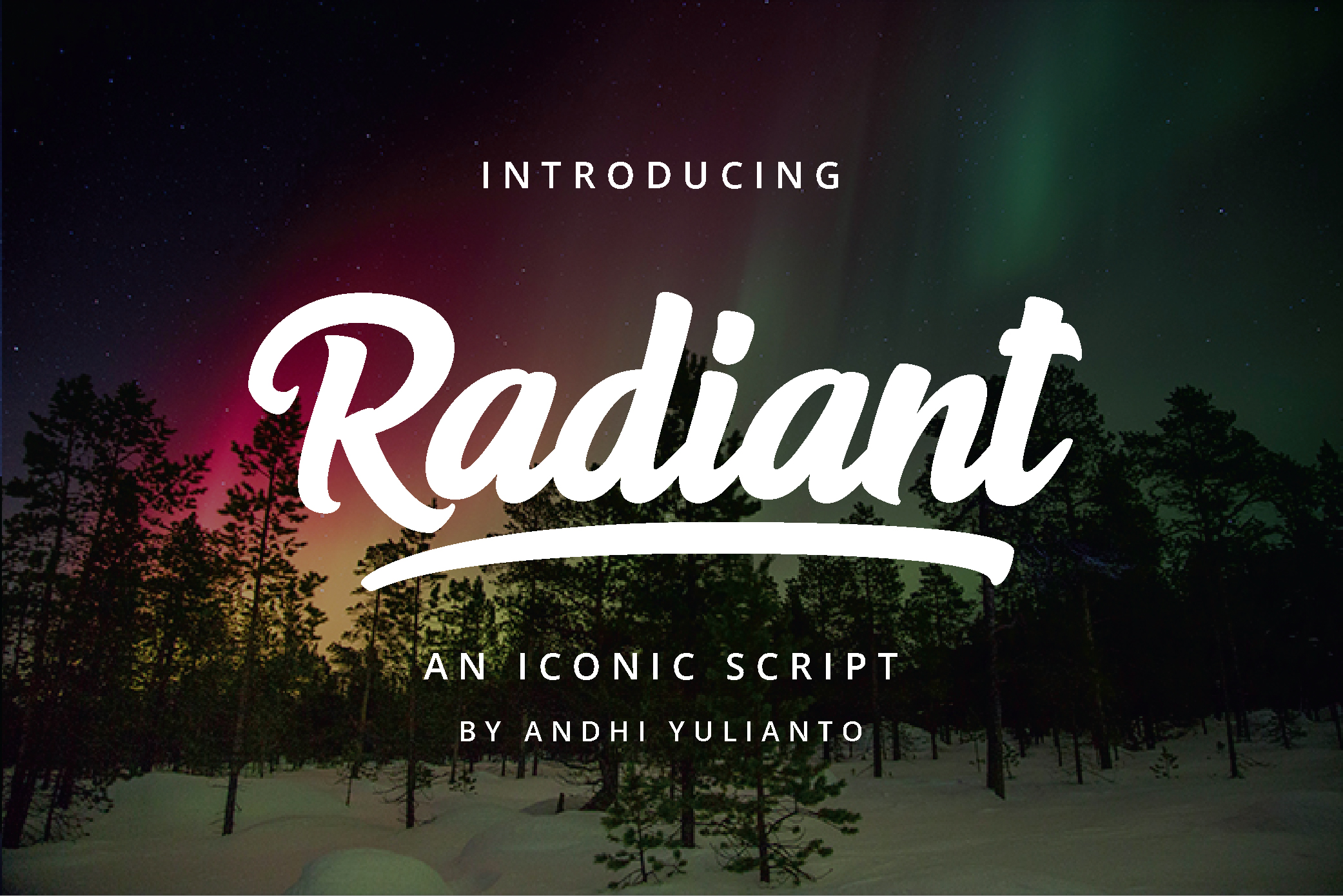 Radiant Iconic Script Free Font