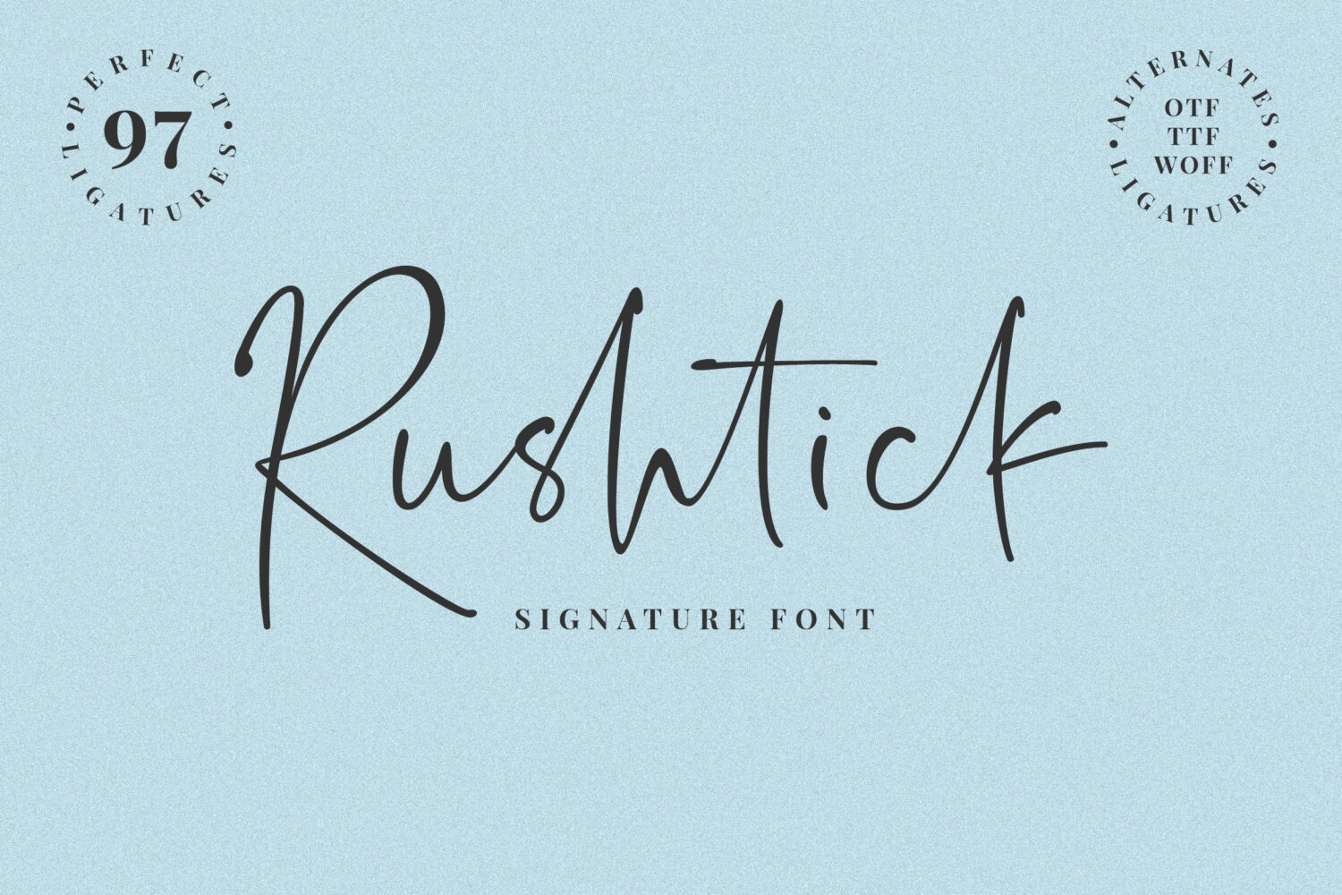 Rushtick Signature Free Font