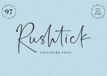 Rushtick Signature Free Font