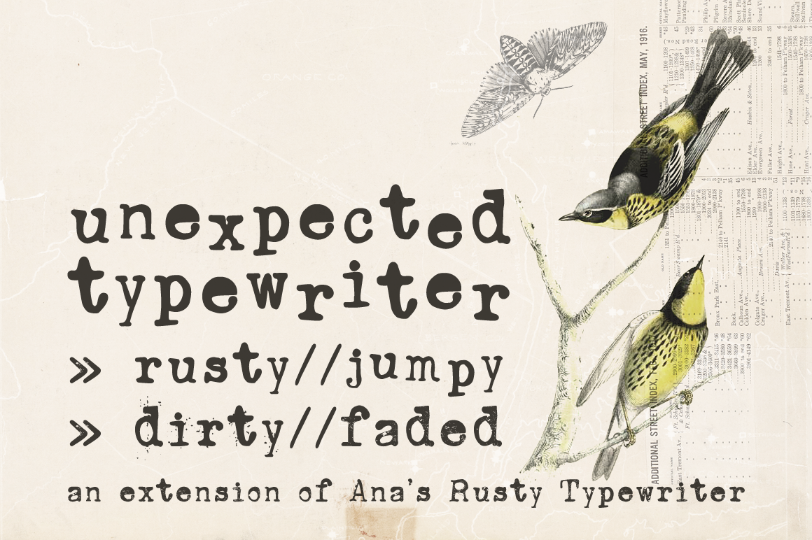 Rusty Typewriter Free Font