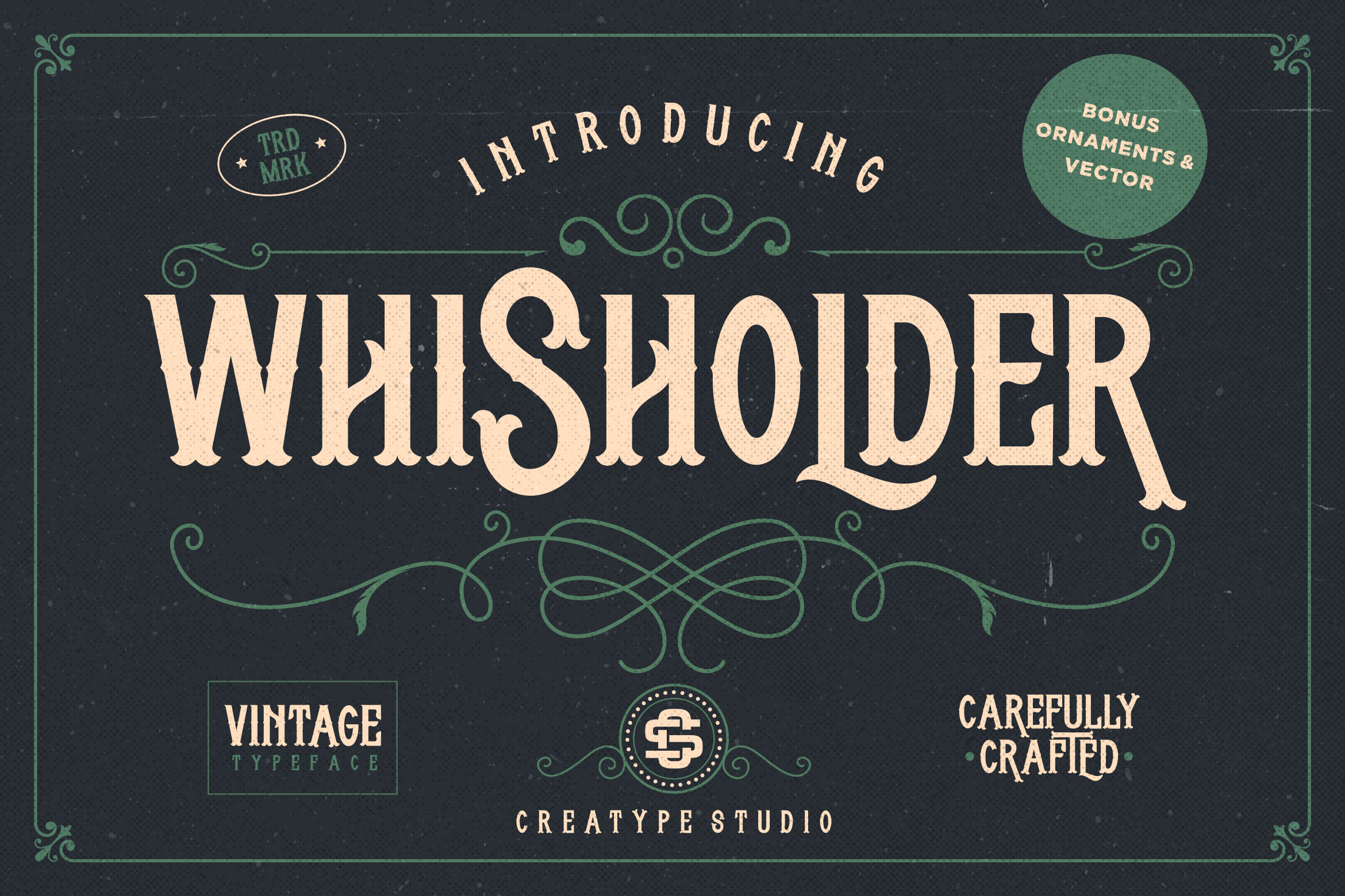 Whisholder Vintage Free Font