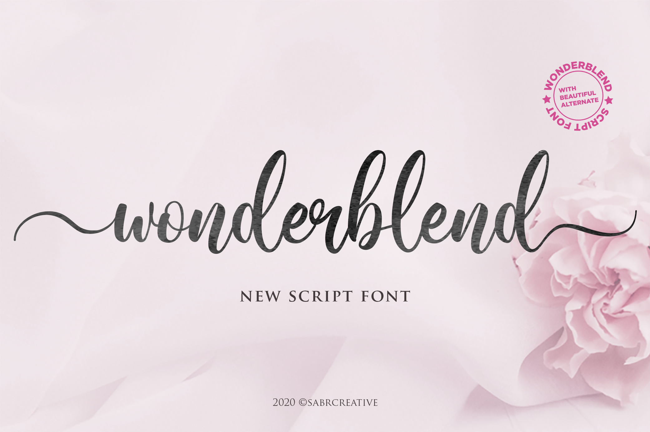 Wonderblend Free Font