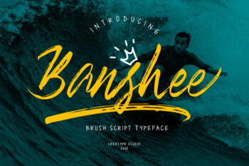 Banshee Brush Free Font