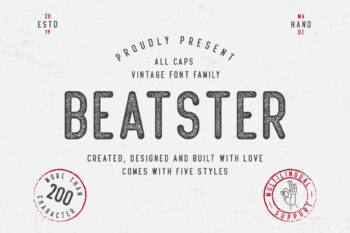 Beatster Free Font Free Font