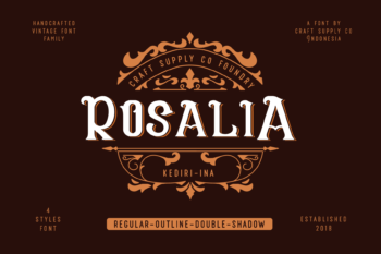 CS Rosalia Free Font