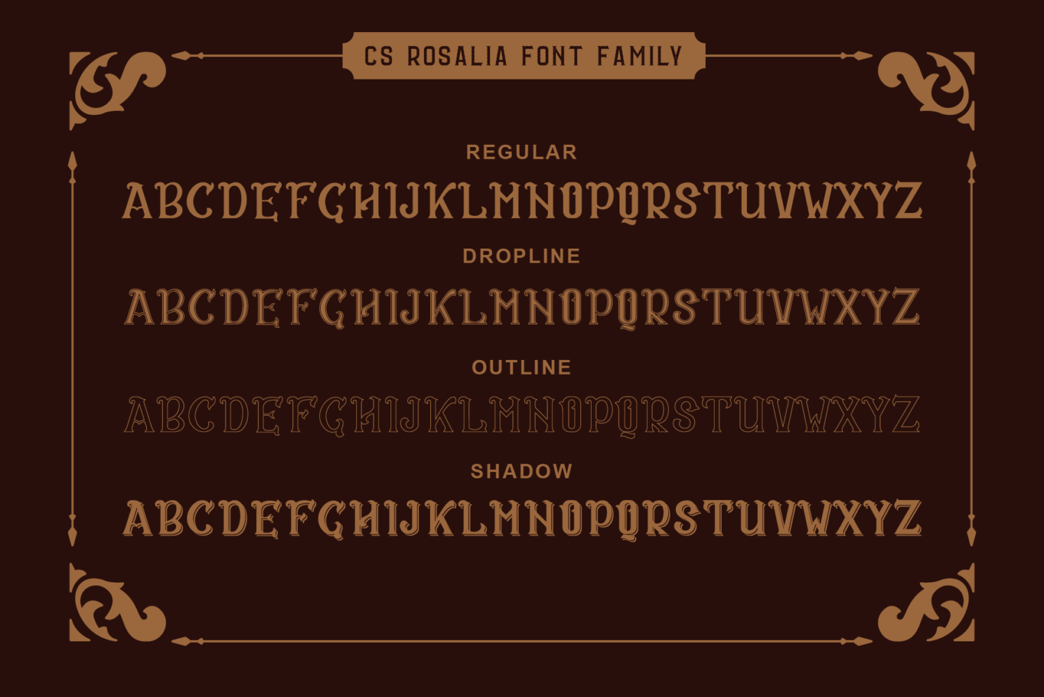 CS Rosalia Free Font