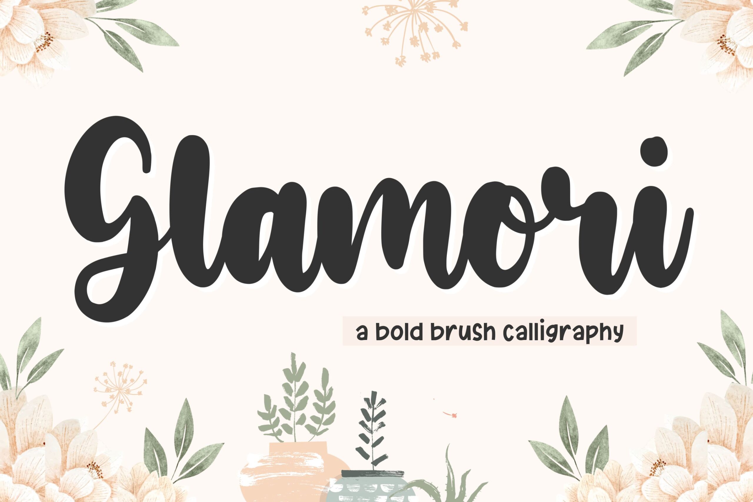 Glamori Bold Brush Free Font
